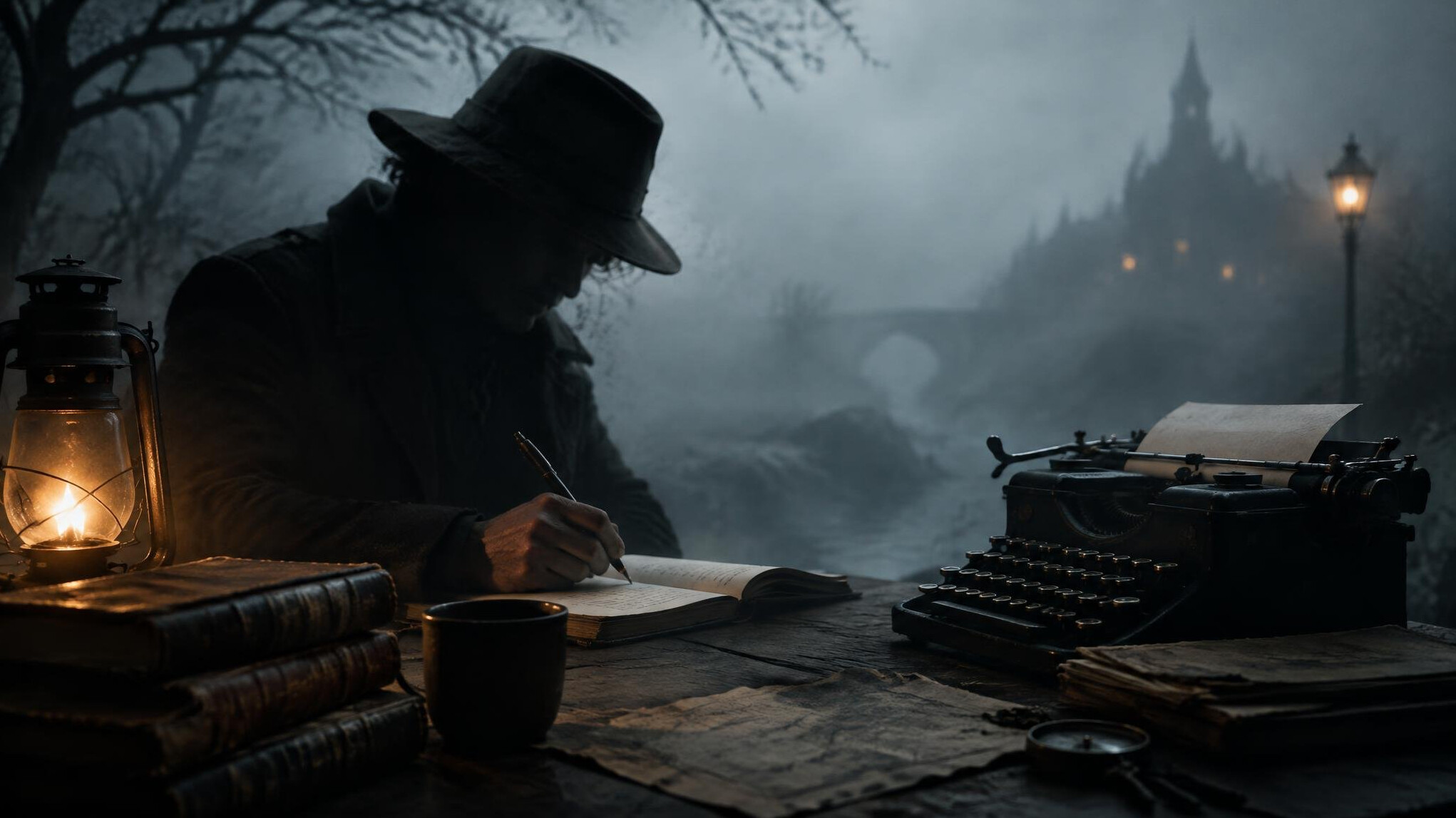 mysterious writer notebook