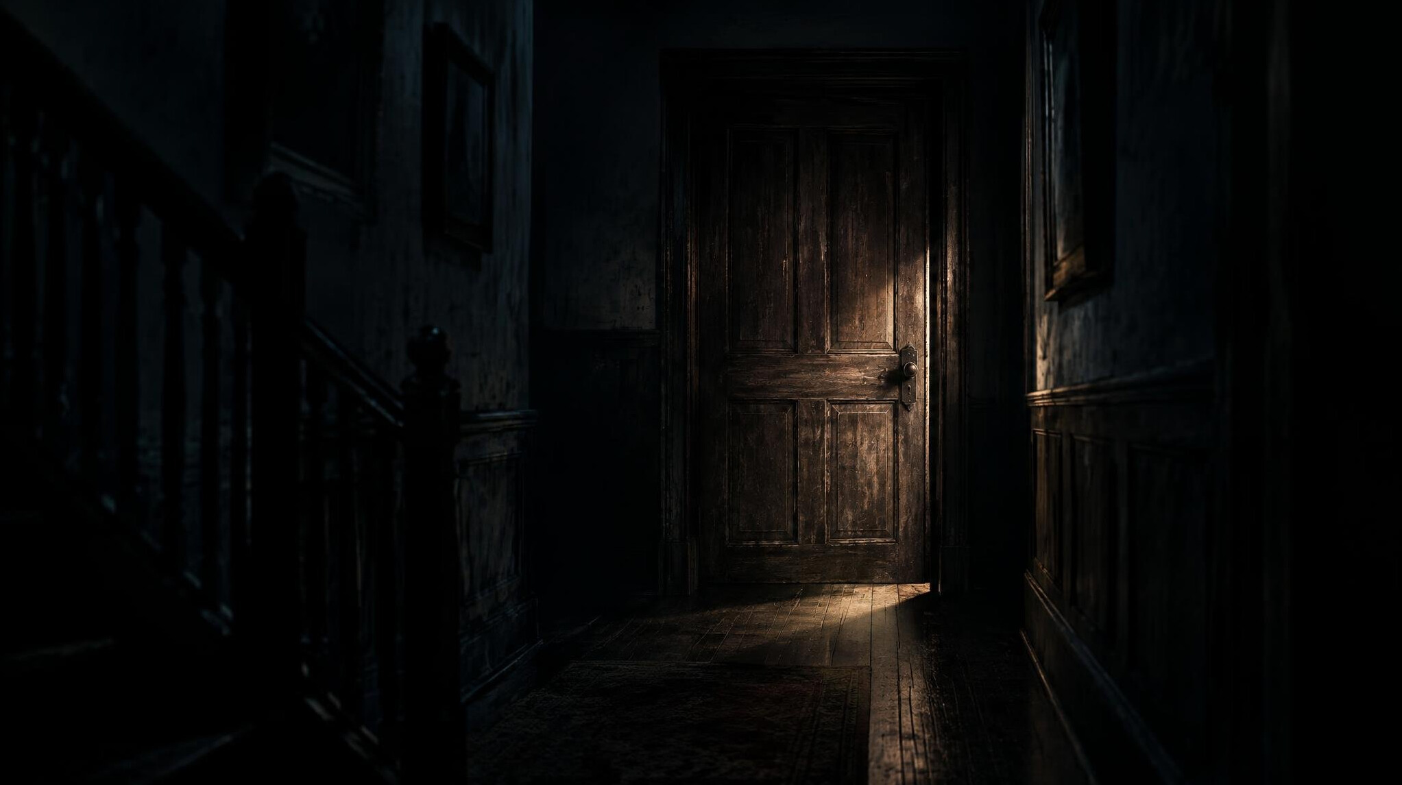 mysterious closed door